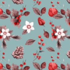 #1060  Winter Floral