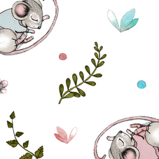 #1167 Mice and Floral